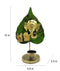 Metal Paan Shape Ganesha Tealight Candle Holder TCMH383