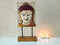 Polyresin buddha face showpiece with Hand Painted Details