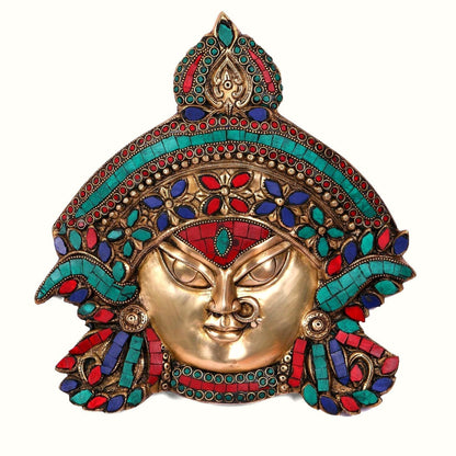 Goddess Durga Maa Decorative Wall Hanging Sculpture Dfbw150