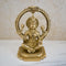  Goddess Lakshmi Sitting Posture Brass Idol