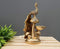 Peacock Sculpture Brass Oil Lamp Diya Stand Showpiece