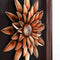 Metal Sunflower On MDF Panel Wall Hanging Showpiece