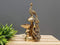 Peacock Sculpture Brass Oil Lamp Diya Stand Showpiece