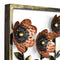 Metal Floral Frame Wall Hanging Showpiece