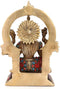 Laxmi Statue with Turquoise Inlay Blessing Shrine Figurine