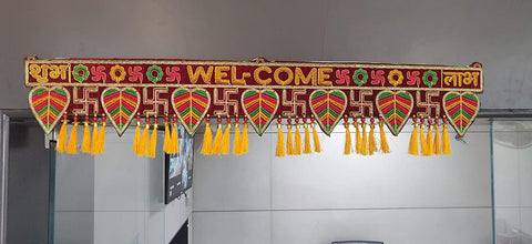 Traditional Fancy Bandarwal Toran Handmade Door Hanging Toran-Djr130