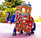 Traditional Royal Sculpture of Elephant Decor Figurine