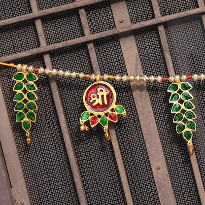 Auspicious Bandarwal/Toran Decorative Metal Door Hanging