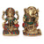 Brass Lakshmi Ganesh Idol Set Murti Statue 