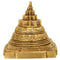 Brass Lakshmi Meru Shriparni Yantra Pyramid Statue