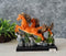 Feng Shui Running Horses Resin Statue, Vastu Decor Showpiece 