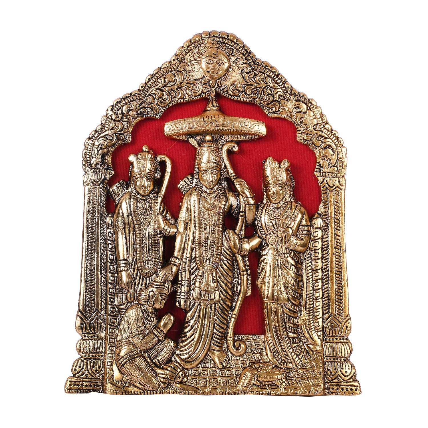 Metal Ram Darbar Idol Frame Wall Hanging Showpiece Rdmw101