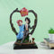 Couple on Heart Shape  Sculpture Figurine CPLMAS118