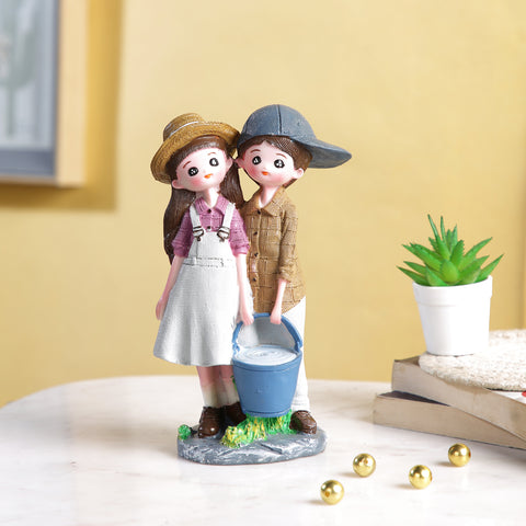 Couple Resin Showpiece for Home Decor CPLMAS124