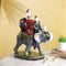 Resin Couple Sitting On Elephant Decorative Showpiece Cplmas110