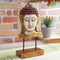 Polyresin buddha face showpiece with Hand Painted Details