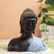 Buddha Calmness Face Head resin Sculpture Idol Showpiece 