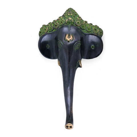 Antique Ganesh Sculpture of Big Hand Door Handle 