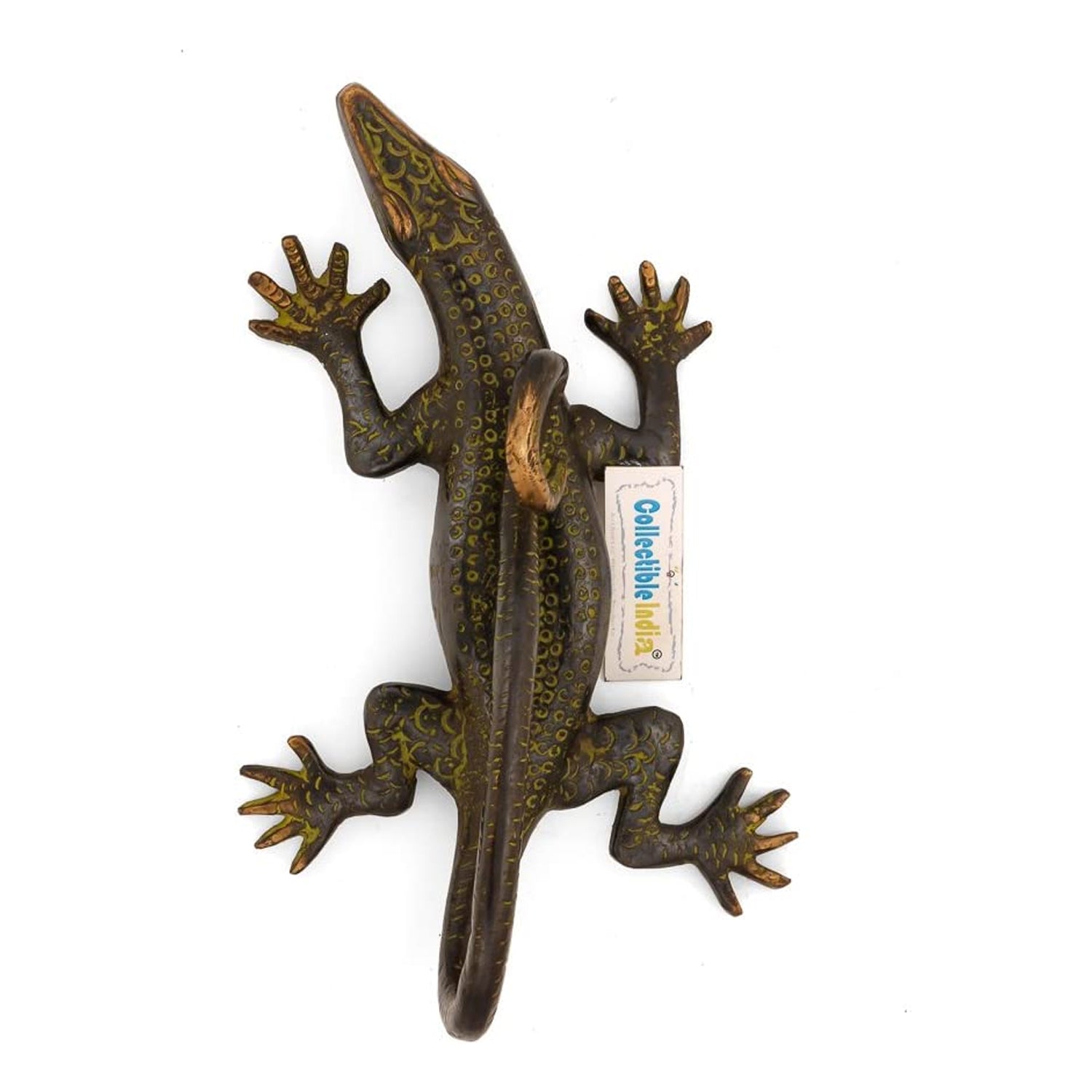 Antique Finish Lizard Design Brass Vintage Door Handle