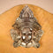 Aluminum Wall Hanging of Goddess Durga Maa Face Sculpture