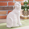 Polyresin Statue of Cat in Sitting Position Decorative Figurine