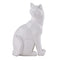 Polyresin Statue of Cat in Sitting Position Decorative Figurine