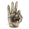 Ok Sign Hand Finger Gesture Decorative Desk Showpiece