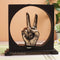 Victory Sign Hand Gesture of Polyresin Showpiece