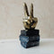 Decorative Showpiece of Victory Hand Gesture Statue