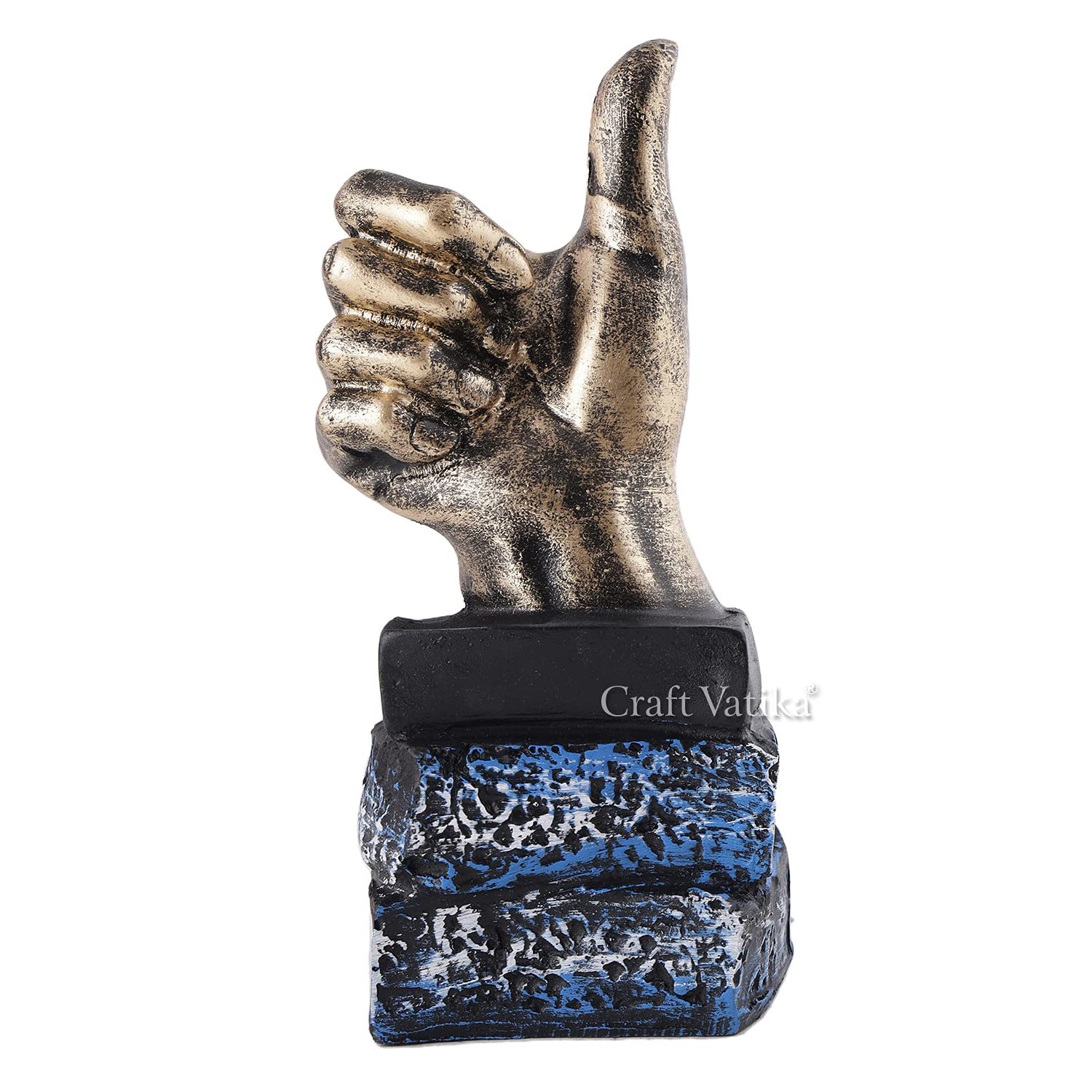 Resin Hand Gesture Thumbs Up Sign Decorative Figurine