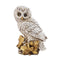 Handcrafted Owl Sitting on Tree Branch Decorative Statue