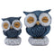 Feng Shui Bird Owls Pair Decorative Resin Figurine