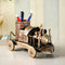 Iron Train Engine Pen Stand Showpiece