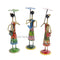 Fashion Dolls with Umbrella Metal Showpiece (Set Of 3)