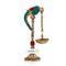 Brass Parrot Bird Diya Oil Lamp Stand Showpiece