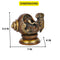 Brass Relaxing Ganesha On Conch Idol Statue Gbs202