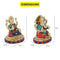 Sitting Laxmi Ganesh Brass Idol Murti Statue Lgbs112