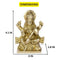 Goddess Saraswati Brass Statue For Puja Sbs106