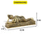 Brass Reclining Resting Buddha Idol Showpiece Statue Bbs299