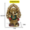 Blessing Ganesha Idol Sculpture Sitting On Singhasan Statue Gts192