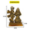 Brass Standing Radha Krishna Idol Murti Statue Rkbs101