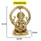 Goddess Lakshmi Sitting Posture Brass Idol Lbs122