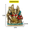 Brass Shiva Parvati Ganesh Statue Shts111