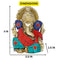 Decorative Long Ear Brass Ganesha Idol, Gts194