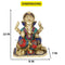 Large Lord Ganesh Idol Handcarved Colorful Statue Gts217