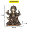 Sitting Lord Ganesh On Mouse Brass Murti Gbs183