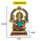 Laxmi Statue With Turquoise Inlay Blessing Shrine Figurine Lts116