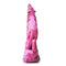 Resin Geometric Pink Wolf Statue For Home Decor