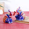 Metal Hand Painted Pair Of Elephants With Meenakari Work Showpieces