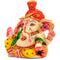 Lord Ganpati Small Poly-marble Car Dashboard Decor Idol